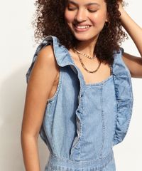Macaquinho-Jeans-Feminino-com-Bolsos-e-Babado-na-Alca-Azul-Claro-9964542-Azul_Claro_4
