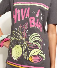 Vestido-Feminino-Curto--Viva-a-Bahia--Manga-Curta-Chumbo-9971383-Chumbo_4