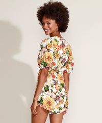 Macaquinho-Feminino-Estampado-Floral-com-No-e-Vazado-Manga-Bufante-Branco-9969437-Branco_2