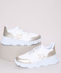 Tenis-Feminino-Oneself-com-Recorte-Metalizado-e-Bordado-de-Estrela-Branco-9943355-Branco_1