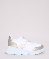 Tenis-Feminino-Oneself-com-Recorte-Metalizado-e-Bordado-de-Estrela-Branco-9943355-Branco_2