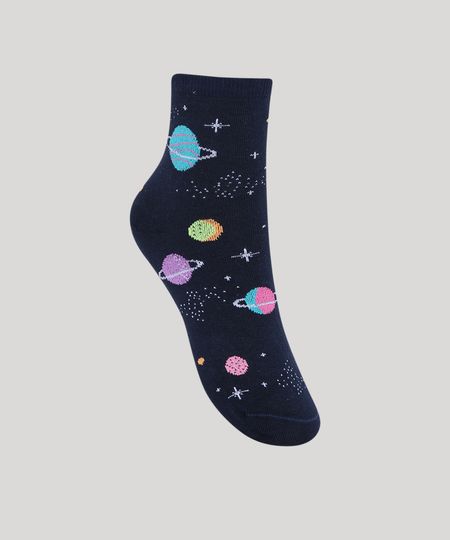 Meia-Feminina-Selene-Cano-Medio-Estampada-de-Planetas-Azul-Marinho-9954825-Azul_Marinho_1