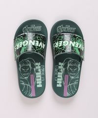Chinelo-Infantil-Os-Vingadores-Hulk-Slide-Verde-9958621-Verde_2