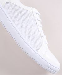 Tenis-Feminino-Oneself-com-Recorte-em-Tela-Branco-9963710-Branco_3