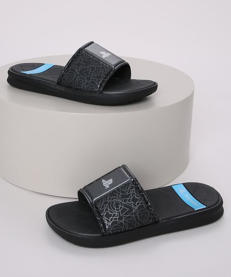 Chinelo-Infantil-PlayStation-Slide-Preto-9970717-Preto_1