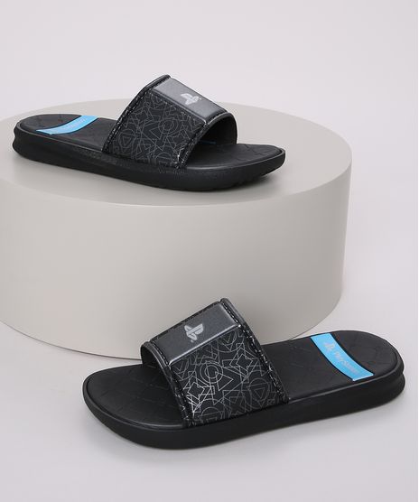 Chinelo-Infantil-PlayStation-Slide-Preto-9970717-Preto_1