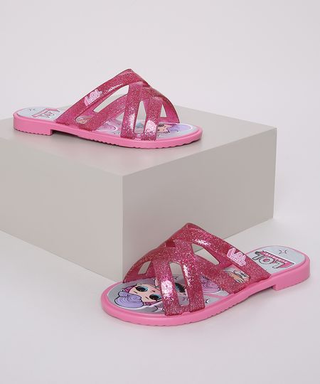 Rasteirinha-Infantil-LOL-Surprise-com-Glitter-e-Tiras-Cruzadas-Pink-9972491-Pink_1 Rasteirinha-Infantil-LOL-Surprise-com-Glitter-e-Tiras-Cruzadas-Pink-9972491-Pink_1