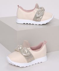 Tenis-Infantil-Molekinha-Calce-Facil-Com-Laco-Metalizado-Bege-Claro-9974777-Bege_Claro_1
