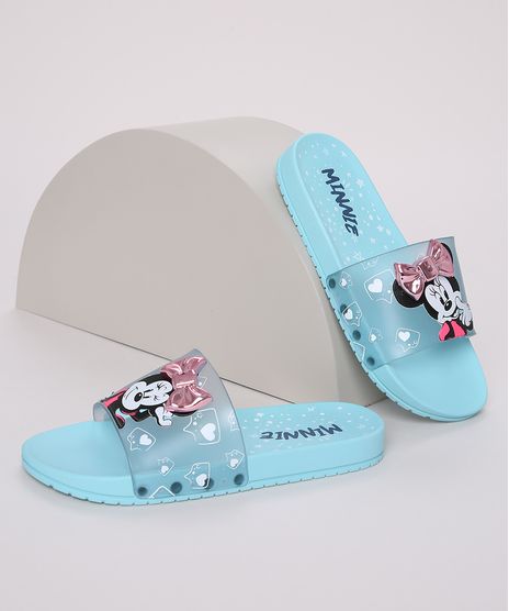 Chinelo-Infantil-Minnie-com-Laco-Slide-Azul-Claro-9970712-Azul_Claro_1