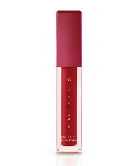 Batom-Liquido-Eudora-Niina-Secrets-Skinny-Matte---Vermelho-Hibisco-Unico-9973556-Unico_1