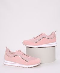 Tenis-Feminino-Vizzano-Flat-em-Suede-com-Detalhe-Metalizado-e-Cadarco-Rosa-9947641-Rosa_1