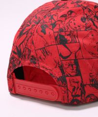 Bone-Infantil-Marvel-Estampado-de-Quadrinhos-Aba-Reta-Vermelho-9959527-Vermelho_2