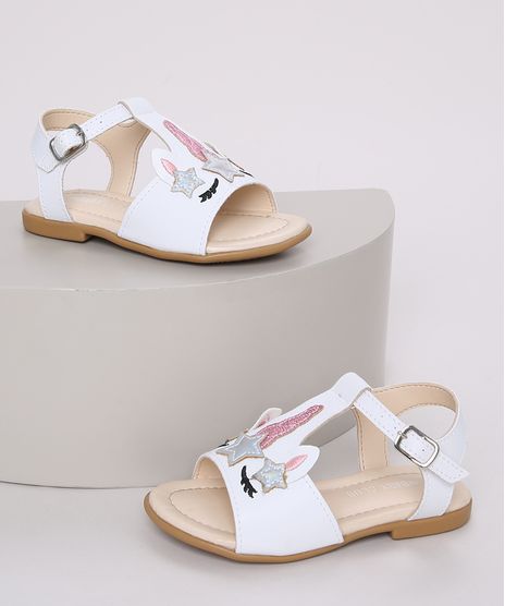 Sandalia-Infantil-Unicornio-com-Estrelas-Holograficas-Branca-9966076-Branco_1