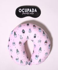 Kit-Apoio-de-Pescoco-Estampado-de-Cactos---Tapa-Olho--Ocupada--Rosa-9966178-Rosa_2