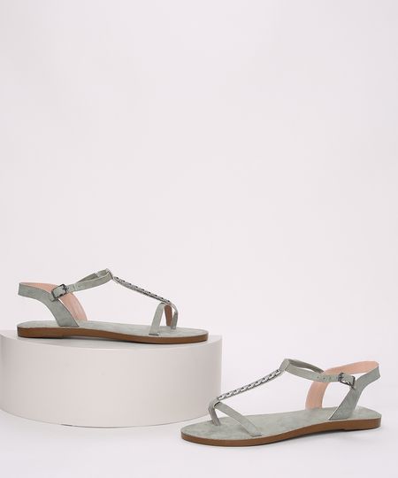 Rasteirinha-Feminina-Oneself-em-Suede-com-Corrente-Verde-9968372-Verde_1 Rasteirinha-Feminina-Oneself-em-Suede-com-Corrente-Verde-9968372-Verde_1