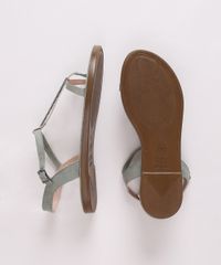 Rasteirinha-Feminina-Oneself-em-Suede-com-Corrente-Verde-9968372-Verde_6