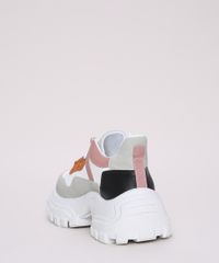 Tenis-Feminino-Oneself-Chunky-Plataforma-com-Recortes-Branco-9906438-Branco_4
