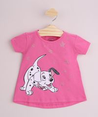 Blusa-Infantil-Dalmatas-com-Estrelas-e-Glitter-Manga-Curta-Pink-9965059-Pink_1