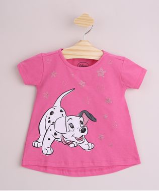 Blusa-Infantil-Dalmatas-com-Estrelas-e-Glitter-Manga-Curta-Pink-9965059-Pink_1