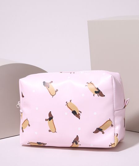 Necessaire-Feminina-Retangular-Estampada-de-Cachorros-Rosa-9971613-Rosa_1 Necessaire-Feminina-Retangular-Estampada-de-Cachorros-Rosa-9971613-Rosa_1