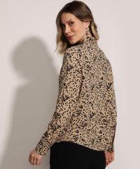 Camisa-Feminina-Estampada-Animal-Print-de-Onca-Manga-Longa-Kaki-9961282-Kaki_2