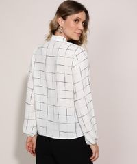 Blusa-Feminina-Estampado-Geometrico-Manga-Curta-Gola-Laco-Off-White-9946509-Off_White_2