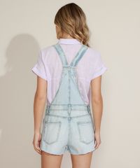 Jardineira-Jeans-Feminina-Destroyed-com-Bolsos-Azul-Claro-9963953-Azul_Claro_2