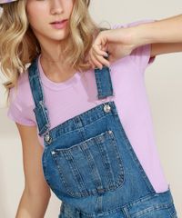 Jardineira-Jeans-Feminina-Destroyed-com-Bolsos-Azul-Medio-9963968-Azul_Medio_5