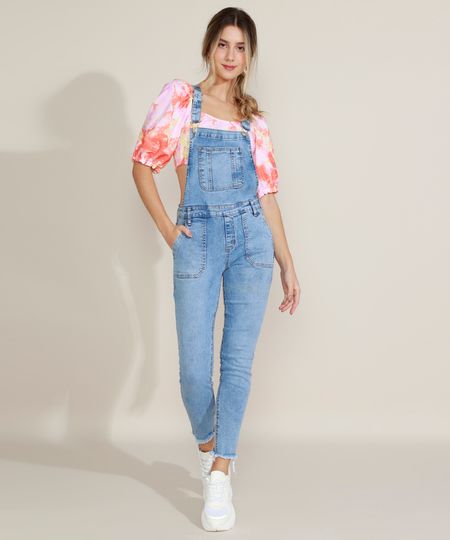 Macacao-Jeans-Feminino-Destroyed-com-Bolsos-Azul-Claro-9963979-Azul_Claro_1 Macacao-Jeans-Feminino-Destroyed-com-Bolsos-Azul-Claro-9963979-Azul_Claro_1