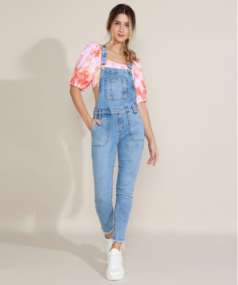 Macacao-Jeans-Feminino-Destroyed-com-Bolsos-Azul-Claro-9963979-Azul_Claro_1