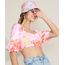 Blusa-Feminina-Cropped-Estampada-Tie-Dye-Manga-Bufante-Decote-Redondo-Multicor-9968670-Multicor_1