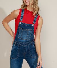 Macacao-Jeans-Feminino-Destroyed-com-Bolsos-Azul-Escuro-9971962-Azul_Escuro_4