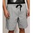 Bermuda-de-Sarja-Masculina-Relaxed-com-Cordao-Cinza-Mescla-Escuro-9430288-Cinza_Mescla_Escuro_1