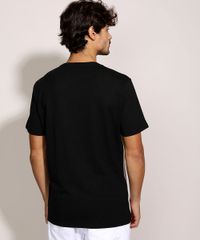 Camiseta-Masculina--Protect--com-Recortes-Manga-Curta-Gola-Careca-Preta-9957938-Preto_2