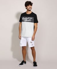Camiseta-Masculina--Protect--com-Recortes-Manga-Curta-Gola-Careca-Preta-9957938-Preto_3