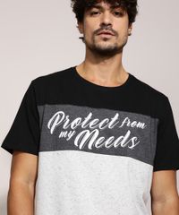 Camiseta-Masculina--Protect--com-Recortes-Manga-Curta-Gola-Careca-Preta-9957938-Preto_4