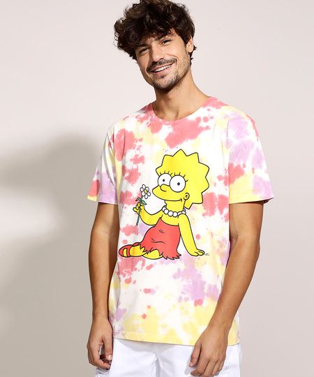 camiseta tie dye simpsons