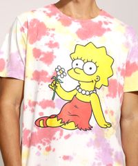Camiseta-Masculina-Lisa-Simpson-Estampada-Tie-Dye-Manga-Curta-Gola-Careca-Multicor-9963236-Multicor_2