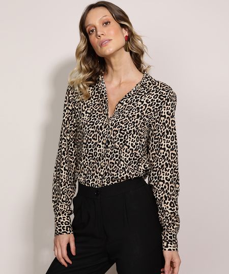 Camisa-Feminina-Estampada-Animal-Print-de-Onca-Manga-Longa-Bege-9927560-Bege_1 Camisa-Feminina-Estampada-Animal-Print-de-Onca-Manga-Longa-Bege-9927560-Bege_1