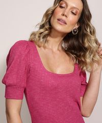 Vestido-Feminino-Midi-Comfy-com-Fenda-Manga-Curta-Bufante-Rosa-9961294-Rosa_4