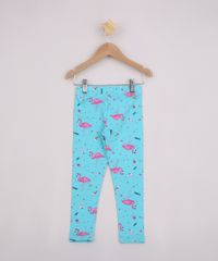 Calca-Legging-Infantil-Estampada-de-Flamingos-Verde-Agua-9953607-Verde_Agua_2