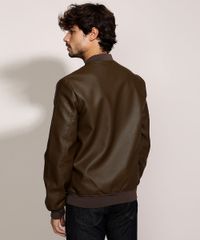 Jaqueta-Masculina-com-Bolsos-Gola-Careca-Marrom-9786577-Marrom_2