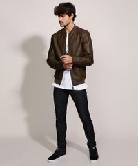 Jaqueta-Masculina-com-Bolsos-Gola-Careca-Marrom-9786577-Marrom_5