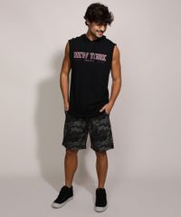 Regata-Masculina--New-York--em-Relevo-com-Capuz-Gola-Careca-Preta-9959806-Preto_3
