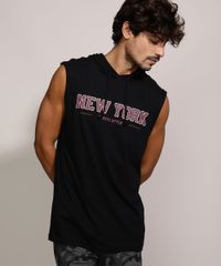 Regata-Masculina--New-York--em-Relevo-com-Capuz-Gola-Careca-Preta-9959806-Preto_5