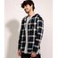 Camisa-de-Flanela-Masculina-Tradicional-Estampada-Xadrez-com-Capuz-Manga-Longa-Azul-Marinho-9813194-Azul_Marinho_1