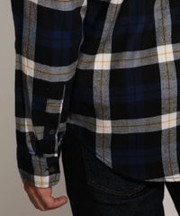 Camisa-de-Flanela-Masculina-Tradicional-Estampada-Xadrez-com-Capuz-Manga-Longa-Azul-Marinho-9813194-Azul_Marinho_6