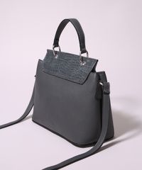 Bolsa-Feminina-Transversal-Media-com-Lapela-Croco-e-Alca-de-Mao-Chumbo-9845704-Chumbo_4