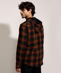 Camisa-de-Flanela-Masculina-Tradicional-Estampada-Xadrez-com-Capuz-Manga-Longa-Caramelo-9859698-Caramelo_2 Camisa-de-Flanela-Masculina-Tradicional-Estampada-Xadrez-com-Capuz-Manga-Longa-Caramelo-9859698-Caramelo_2