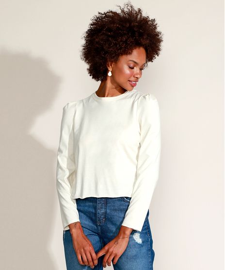 Blusa-Feminina-Basica-Manga-Bufante-Decote-Redondo-com-Certificacao-C2C™-Off-White-9954379-Off_White_1